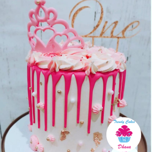 Frosted with White Buttercream Cake