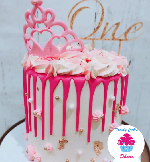 Frosted with White Buttercream Cake
