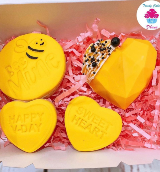 Bee Mine Cookie Box (Pack of 4)