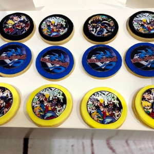 Beyblade Themed Cookies