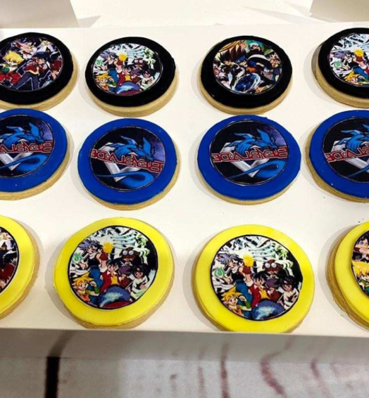 Beyblade Themed Cookies
