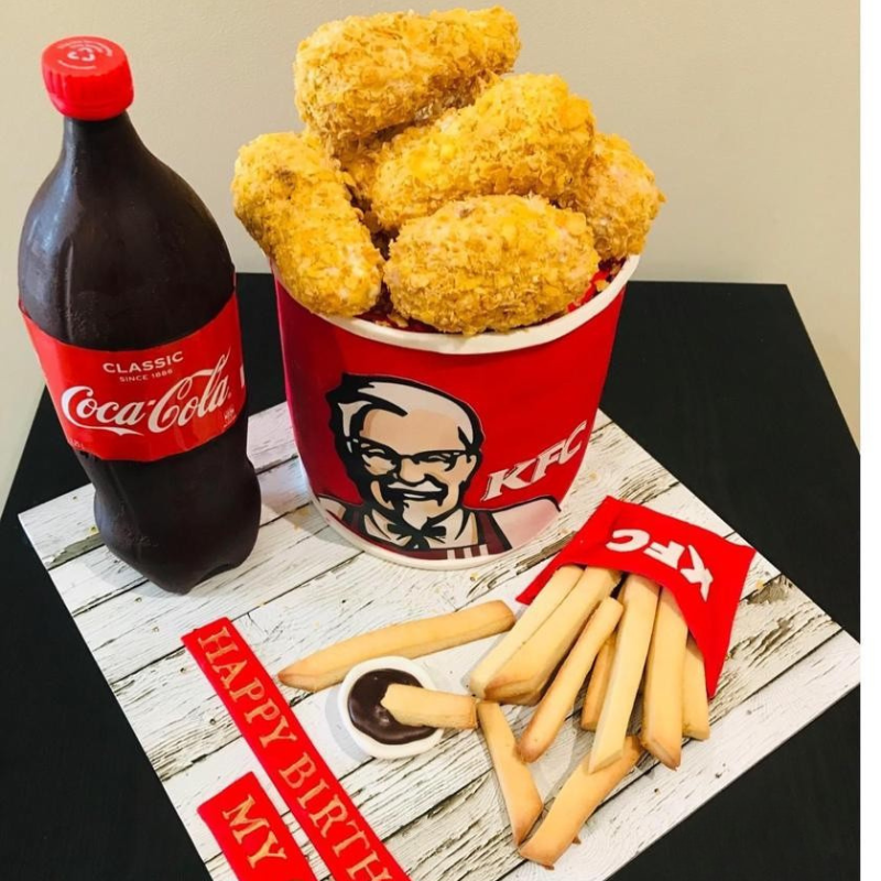 Novelty KFC Cake-Custom Cake Design
