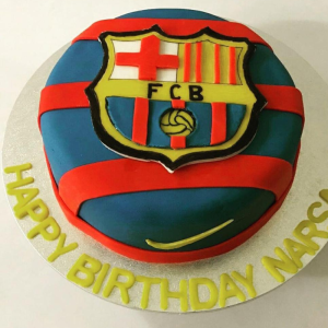 Sports Fan Fondant Cake